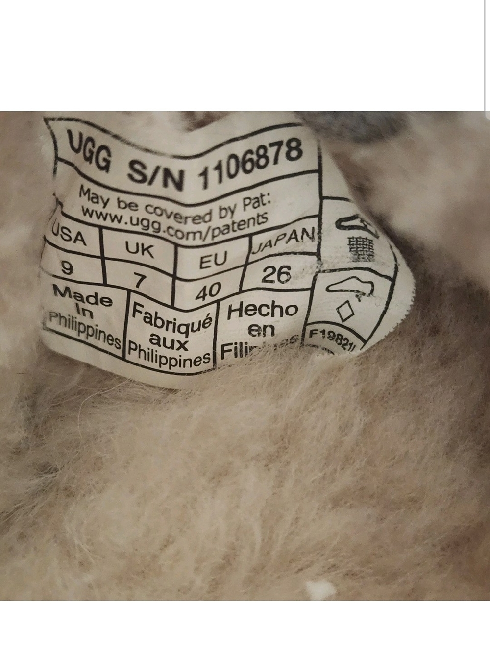 UGG Ansley Slippers 9 Gray Suede Sheepskin Lined Moccasin Cozy Excellent - Picture 13 of 15
